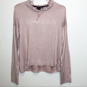 Spyder Pullover Lightweight Hoodie w/ Thumbholes NWT